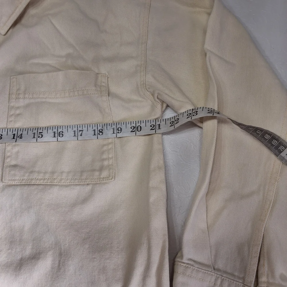 Thread & Supply Pastel Yellow Button Down Shirt Size M . - Picture 5 of 8
